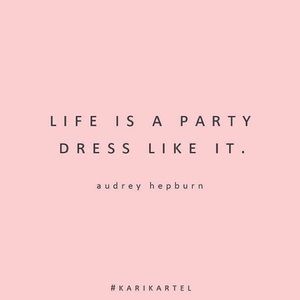 Hepburn knows best.